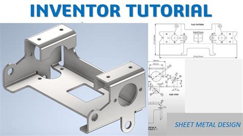 create drawing sheet metal part inventor|create flat pattern inventor.